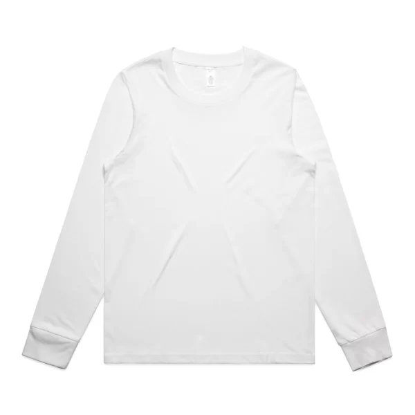 4020 MAPLE LS TEE WHITE